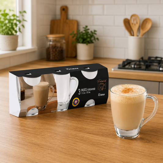 Set de 3 Mugs Pergamino