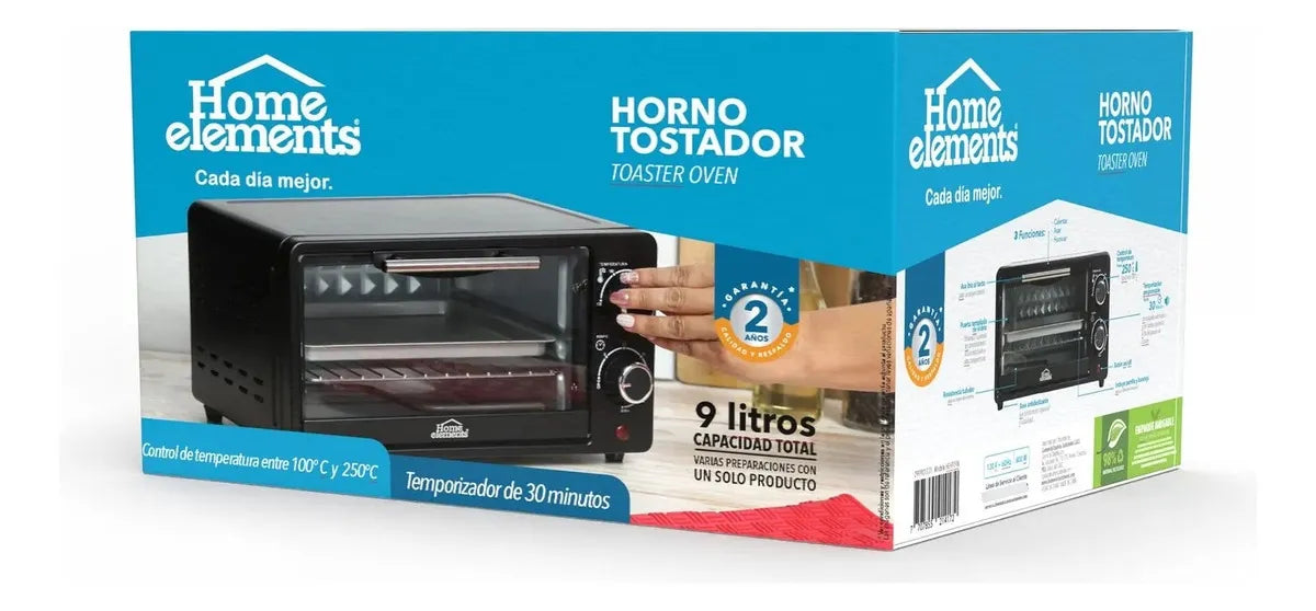 Horno tostador 9 L Home Elements