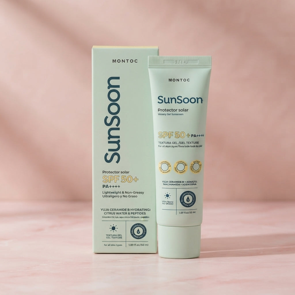 Protector solar ultraligero en gel  Sunsoon Montoc