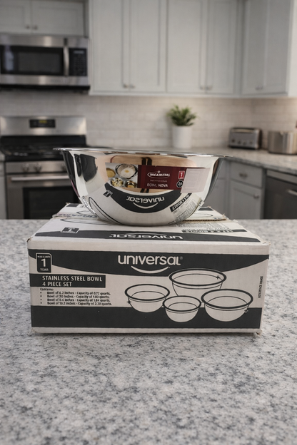 Set x4 bowls universal