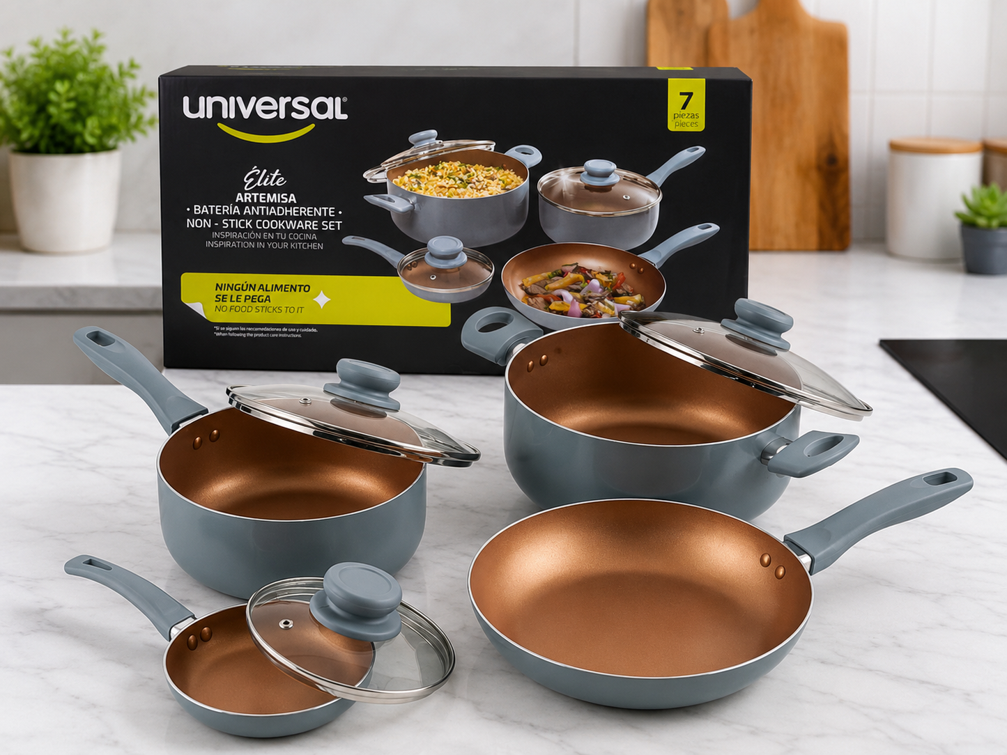 Batería 7 piezas universal Elite