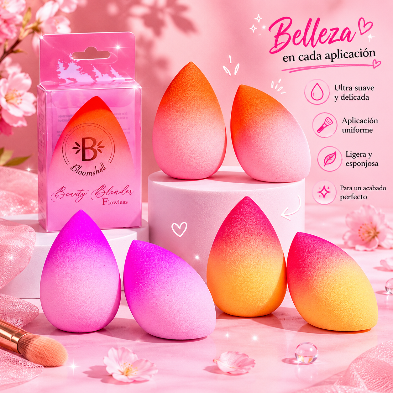 Beauty BLENDER flawless bloomshell