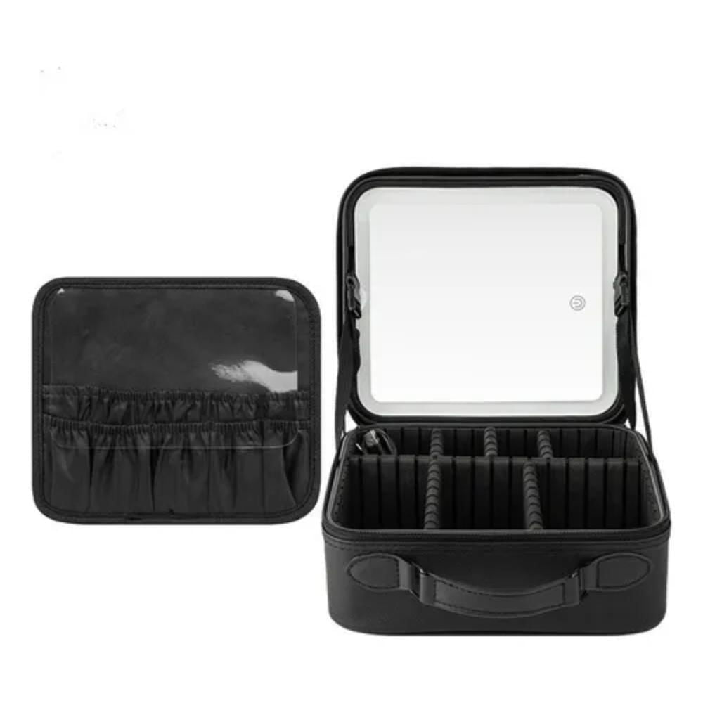 Cosmetiquera Profesional Con Espejo Luz Led