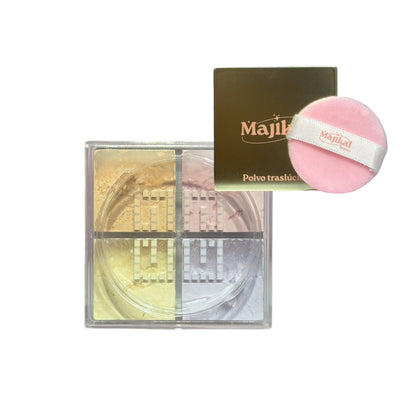 Polvo facial traslúcido 4 tonos Majikal