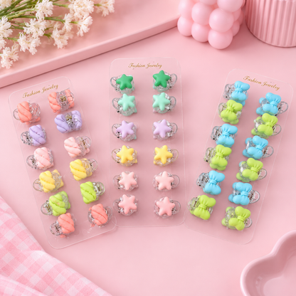 Mini caimanes o pinzas x12