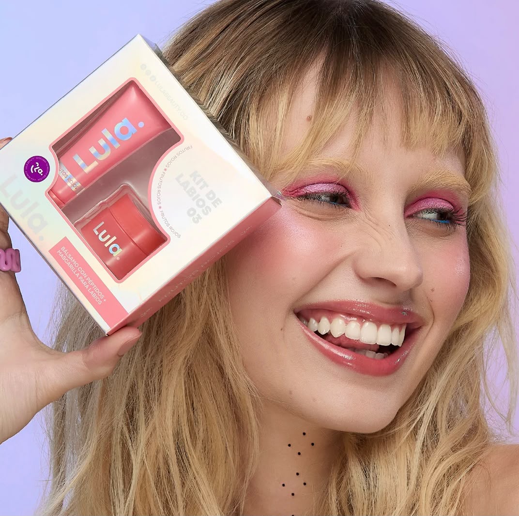Bálsamo con péptidos + mascarilla para labios Lula