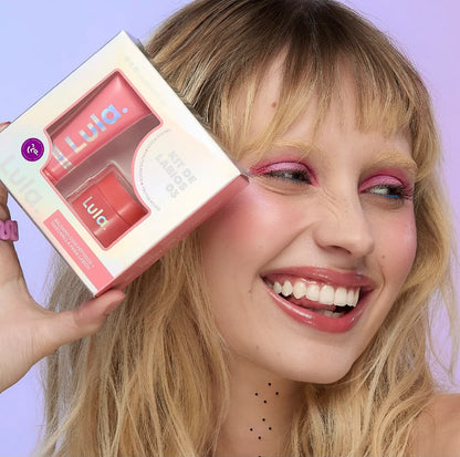 Bálsamo con péptidos + mascarilla para labios Lula