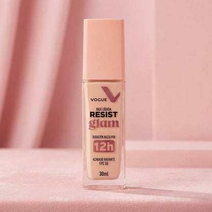 Base Líquida 12 horas con FPS VOGUE Resist 30ml
