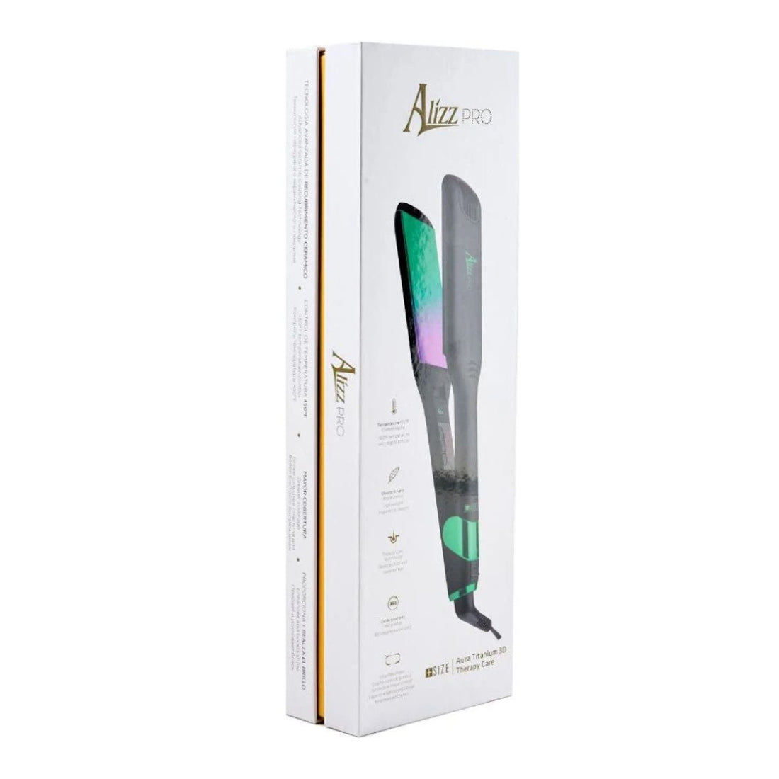 Plancha Alizz pro Aura Titanium 3D
