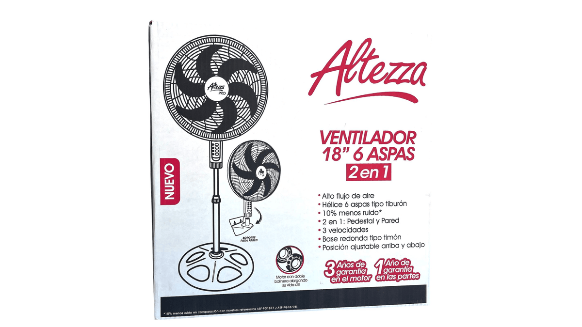 Ventilador altezza 2en1  18"
