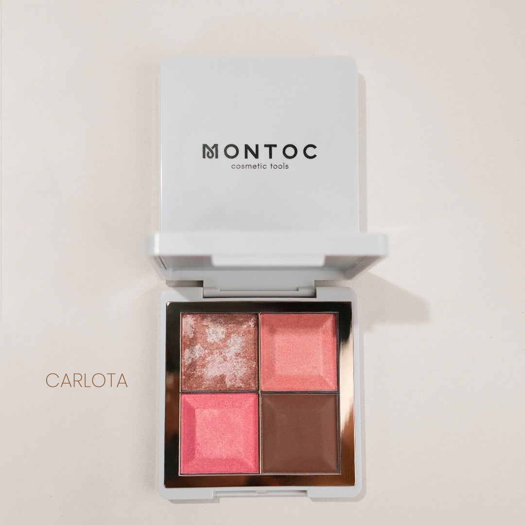 PALETA DE BRONCEADOR ,RUBOR E ILUMINADOR MONTOC