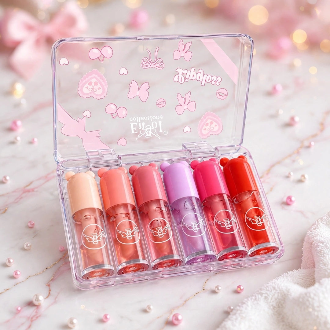 Mini Gloss Moñito en Cajita x6 Engol