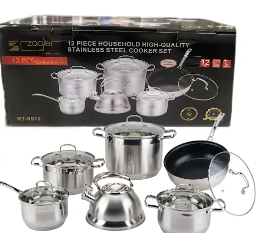 Juego de batería de acero inoxidable RT-0512