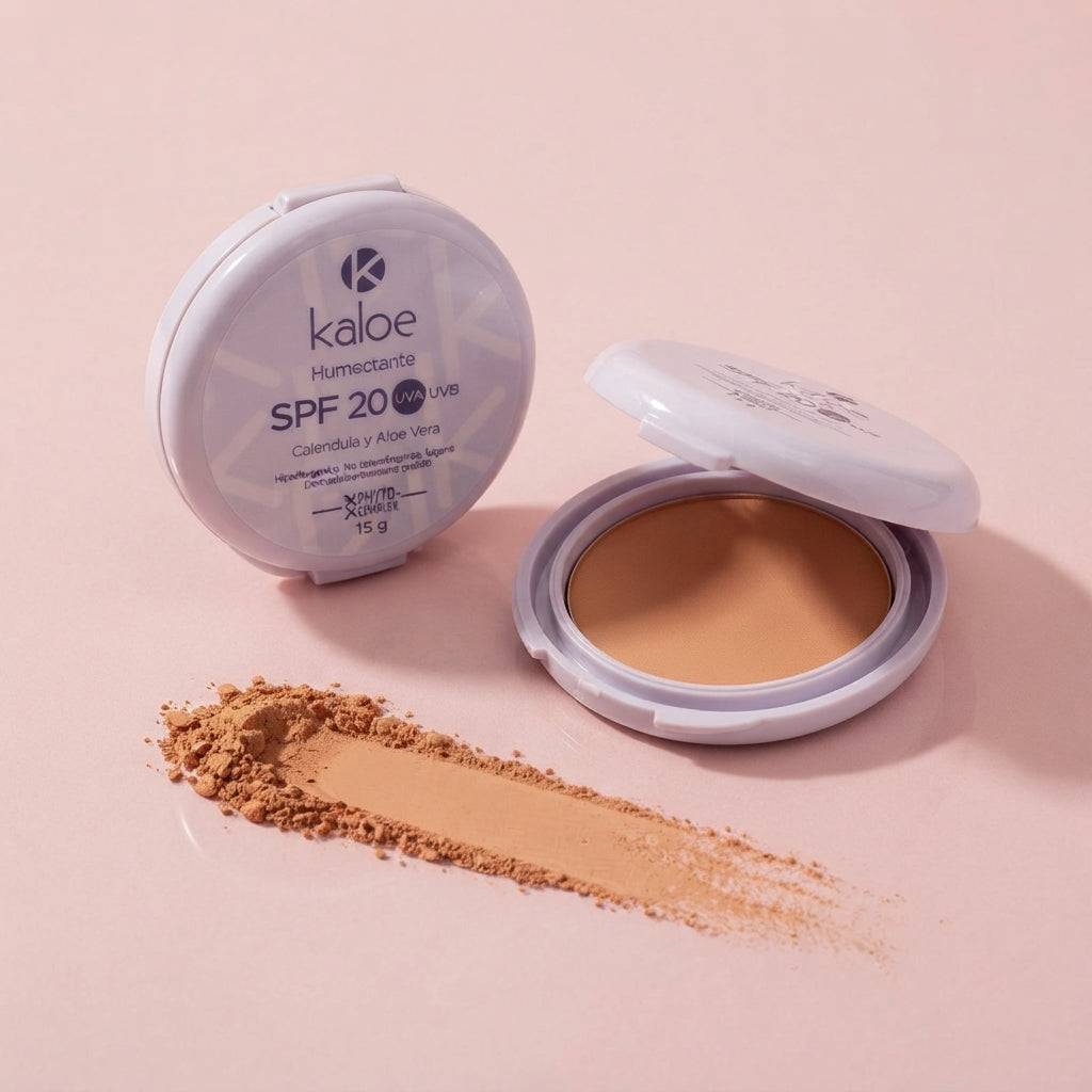 polvo compacto spf 20 (nueva presentacion) kaloe