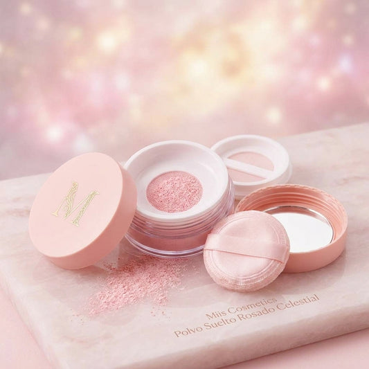 Polvo Suelto Rosado Celestial Miis Cosmetics