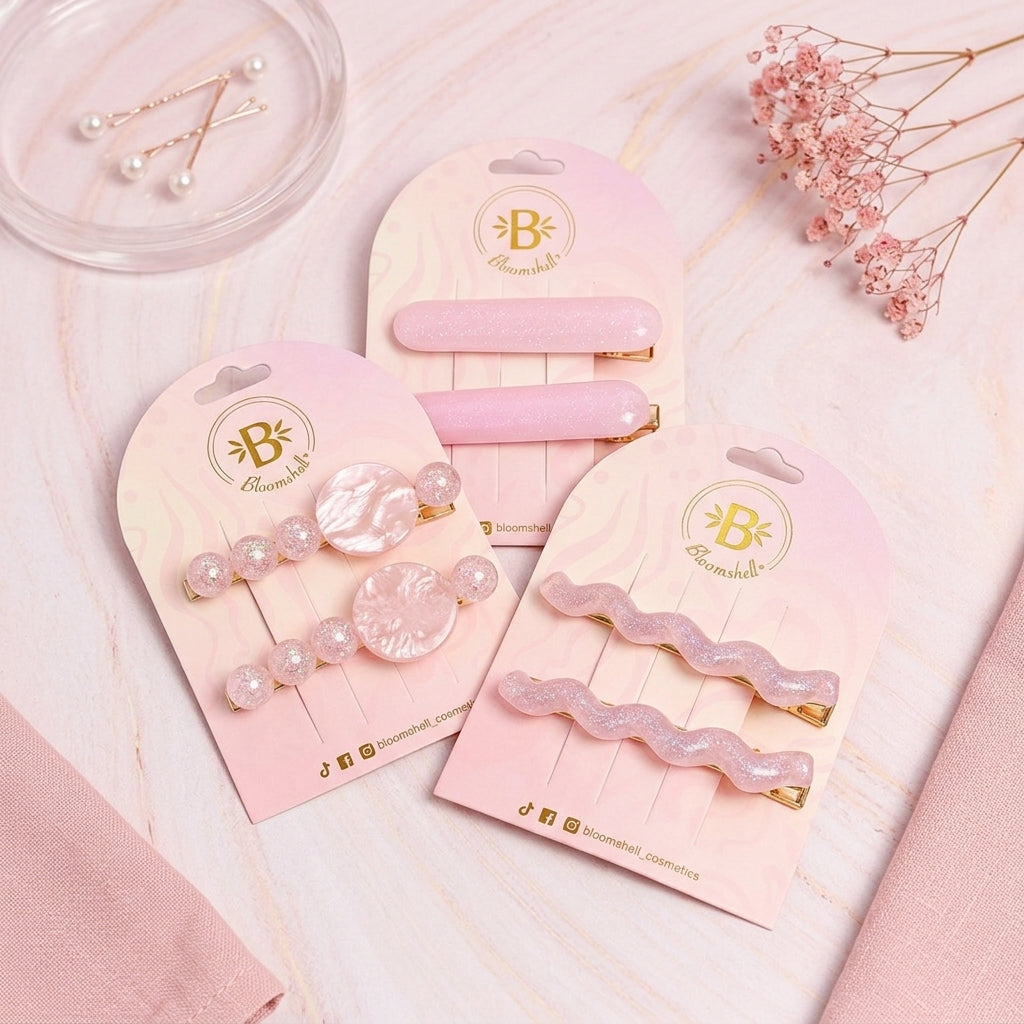 Pinzas para cabello bloomshell