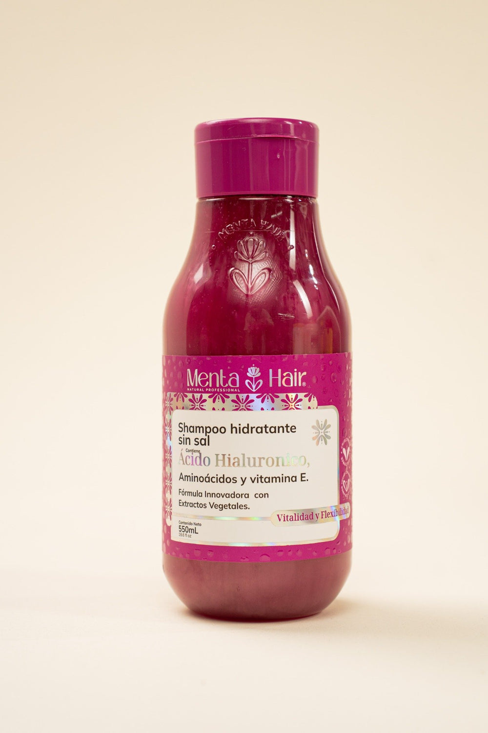 Shampoo hidratante Acido Hialuronico X550ml Menta Hair