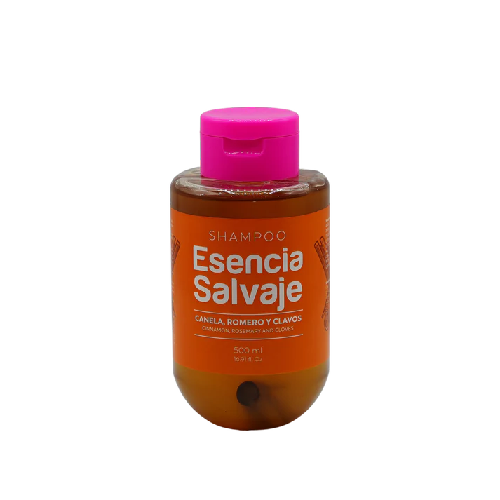 Shampoo Esencia Salvaje Canela Romero Y Clavos Fruto Salvaje