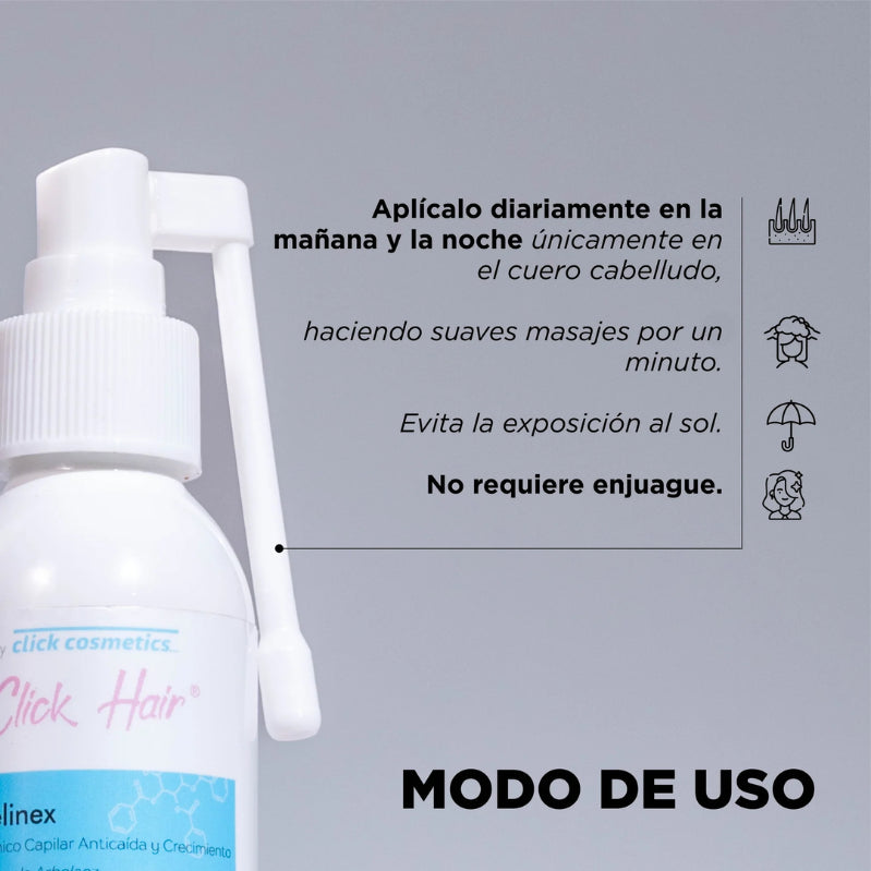 Pelinex Tónico Capilar Anticaída y Crecimiento,120ml