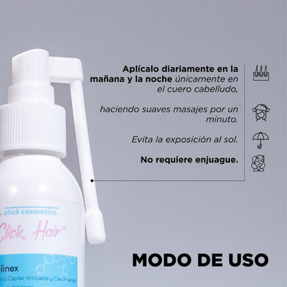 Pelinex Tónico Capilar Anticaída y Crecimiento,120ml