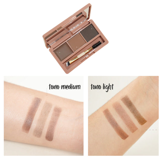 PALETA DE CEJAS SET ×3 MONTOC
