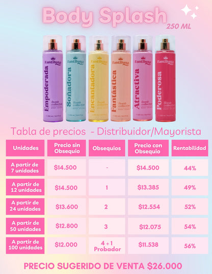 Splash Boom Collection al por Mayor 250ml