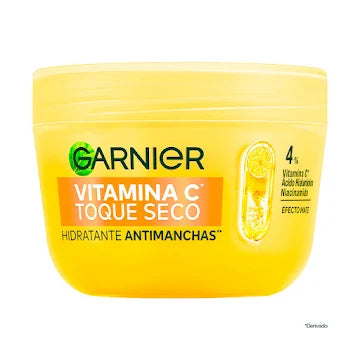 Crema Hidratante Garnier Antimanchas Toque Seco Vitamina C Frasco