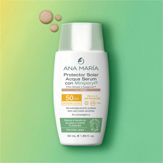Protector solar Aqua sérum Miniporyl sin color, Ana María